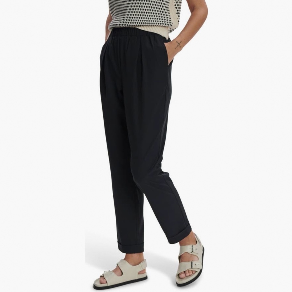 Varley Alana Slim Tapered Pants Black SZ XL